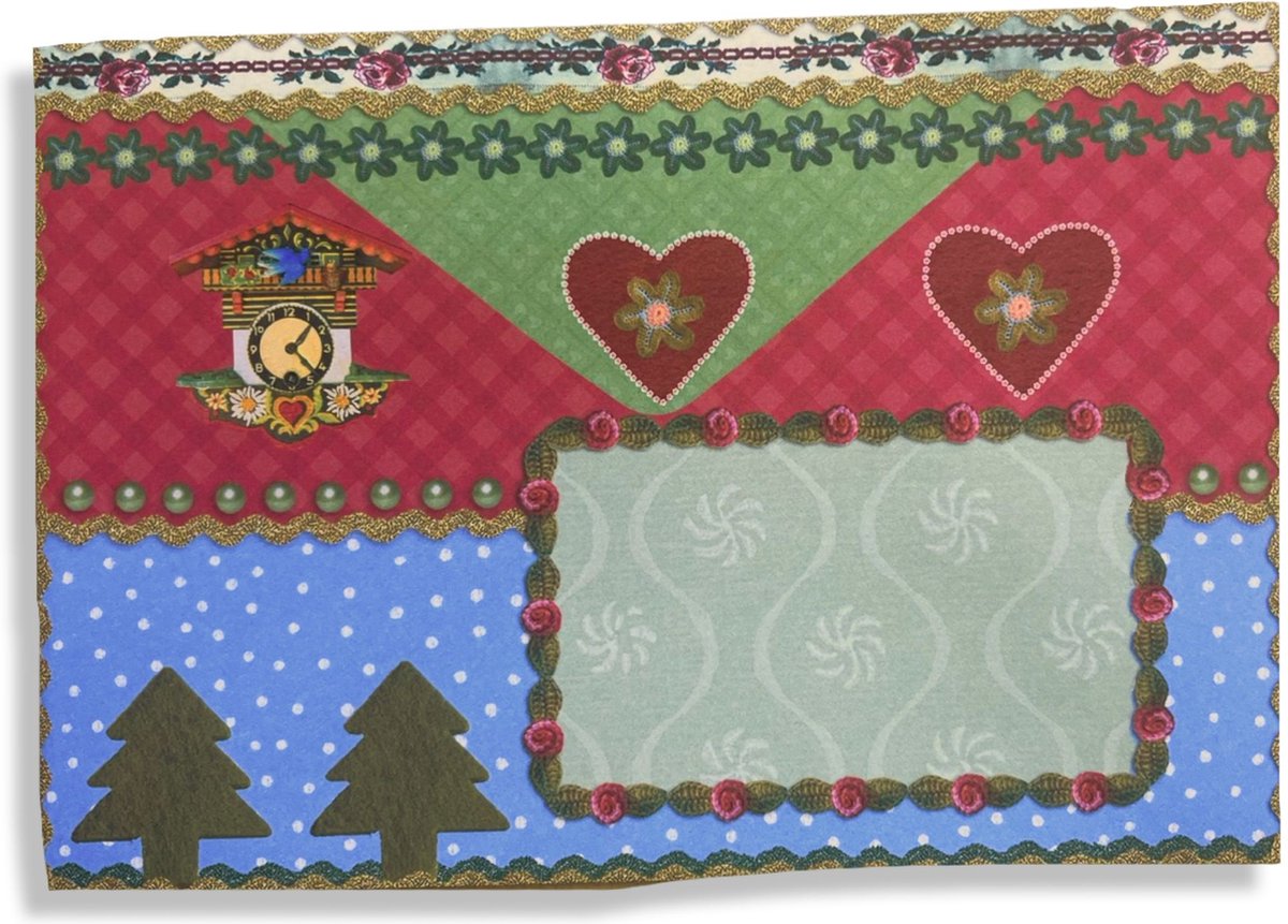 Cards & Crafts Luxe Gekleurde Enveloppen - 50 stuks - Kerst Bomen - B6 - 175X120 mm - 120grms