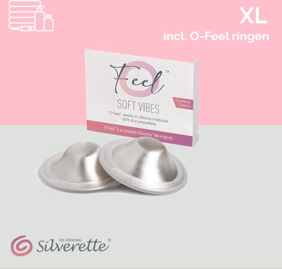 Silverette® Tepelkapjes | REGULAR O-FEEL™ Ringen | Originele Zilvere Tepelhoedjes Klinisch Getest 925 Zilver Silverette® Tepelkapjes | REGULAR O-FEEL™ Ringen | Originele Zilvere Tepelhoedjes Klinisch Getest 925 Zilver