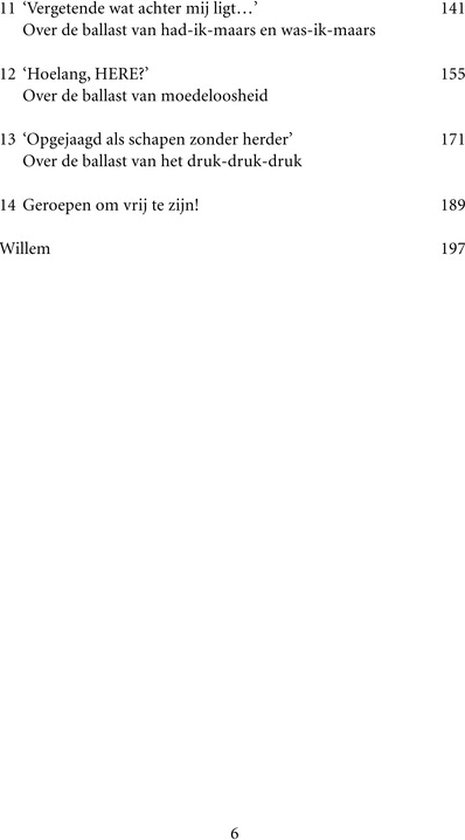 Geroepen om vrij te zijn