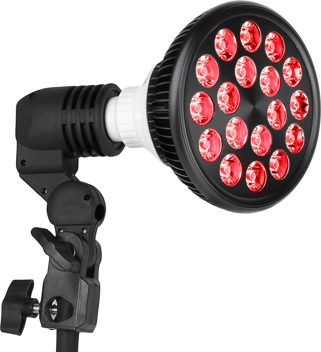 Silvergear Rood Licht Lamp - Verlicht stijfheid, spierpijn en gewrichtspijn - Verbetert Bloedcirculatie - Handige Tafelklem - 54 Watt - Silvergear