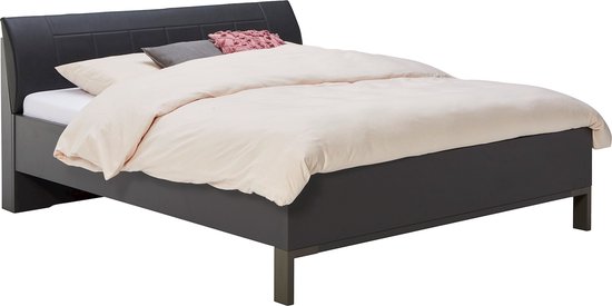 Beter Bed Select bed Suite met rawsteel poten - grafiet/grafiet