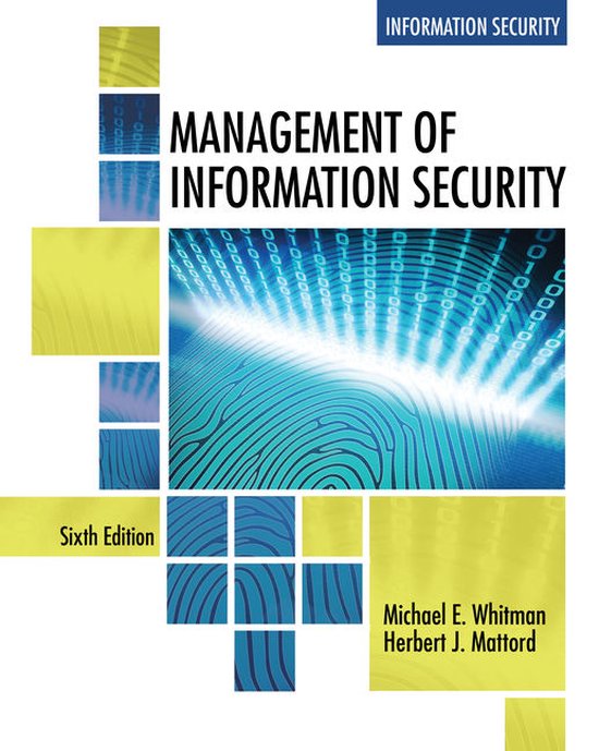 Management of Information Security - cover
