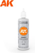 AK Airbrush / Brush Primer Grey (100ml)