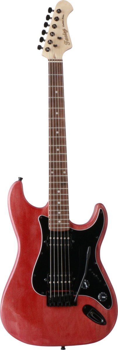 Fazley Outlaw Series Sheriff Basic HH Red elektrische gitaar met gigbag