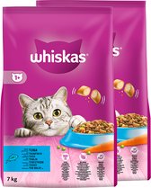 Whiskas katten droogvoer met tonijn - 7kg x 2