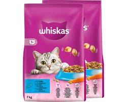 Whiskas katten droogvoer met tonijn - 7kg x 2