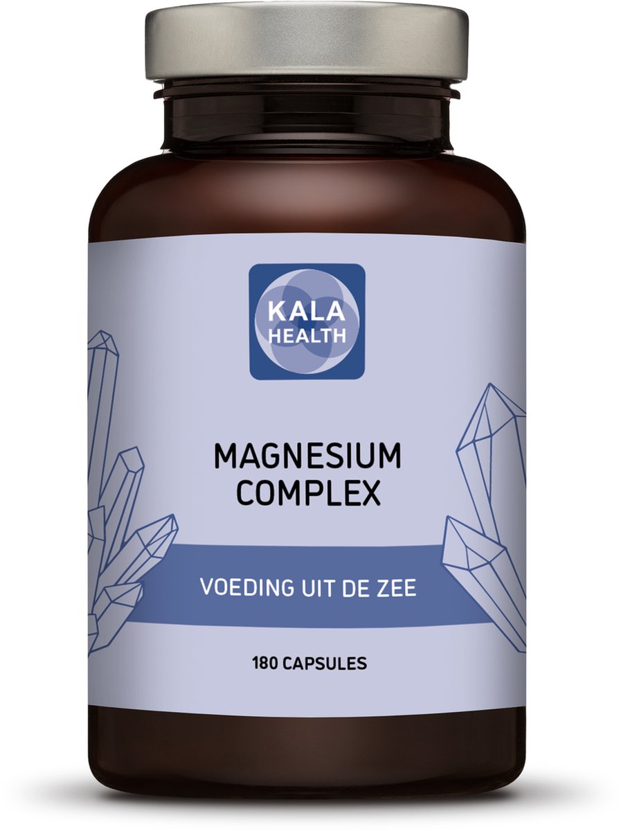 Goedkoopste Magnesium Complex - 180 capsules | Draagt bij tot vermindering van Moeheid en Uitputting - Kala Health
