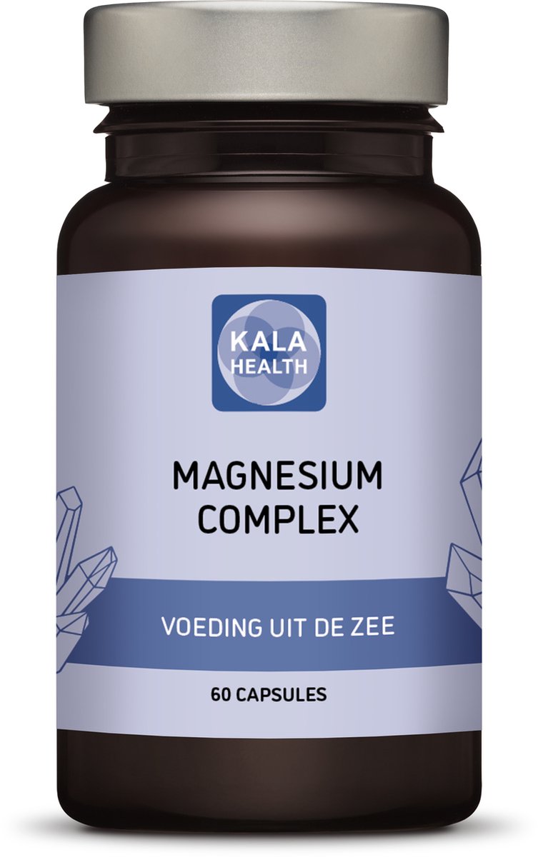 Goedkoopste Magnesium Complex - 60 capsules | Draagt bij tot vermindering van Moeheid en Uitputting - Kala Health