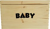 Baby kist - Speelgoedkist hout - toys - opbergkist hout