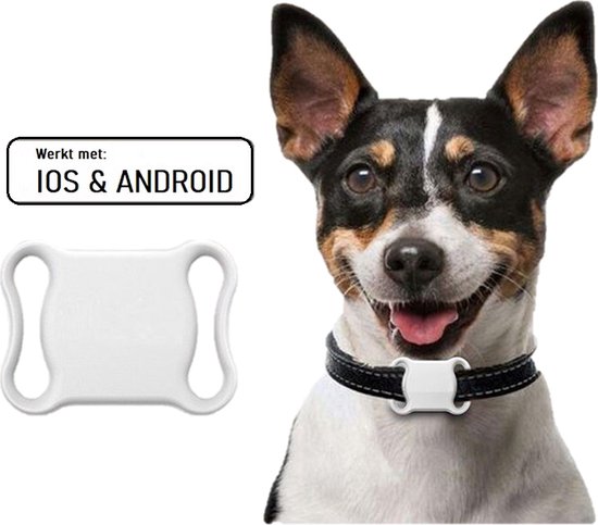 Save IT - Bluetooth GPS Tracker Hond Kat Huisdier - Wit - Geschikt voor Android en IOS - AirTag