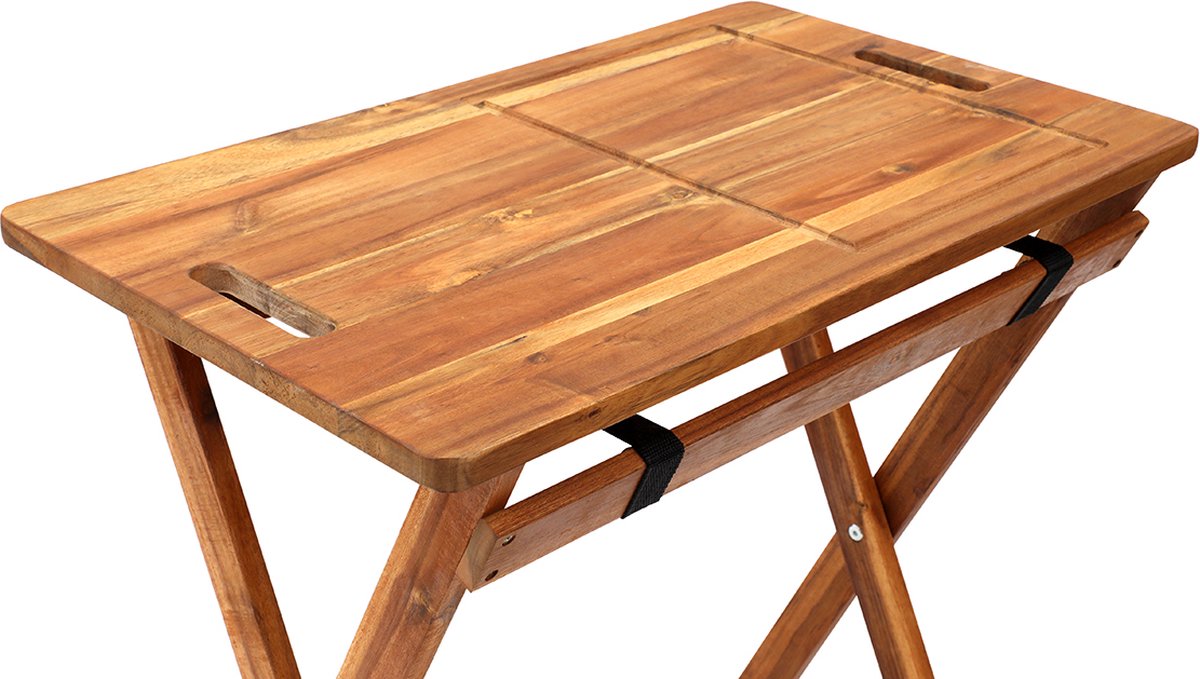 Sens-Line Inklapbare BBQ bijzettafel - Acacia