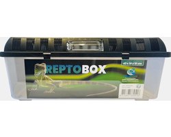 Repto Transparante kunststof transportbox voor reptielen, amfibieën, knaagdieren en insecten | 4 maten 42 x 26 x 16CM