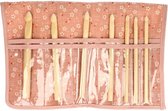 Seeknit Shirotake haaknaaldenset L bamboe 15cm roze.