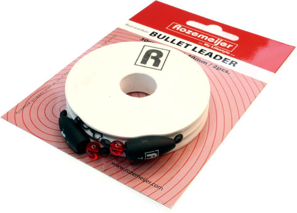 Rozemeijer Bullet Leader 30cm - 20lb - 0,40mm (2 pcs) - Maat : 7g