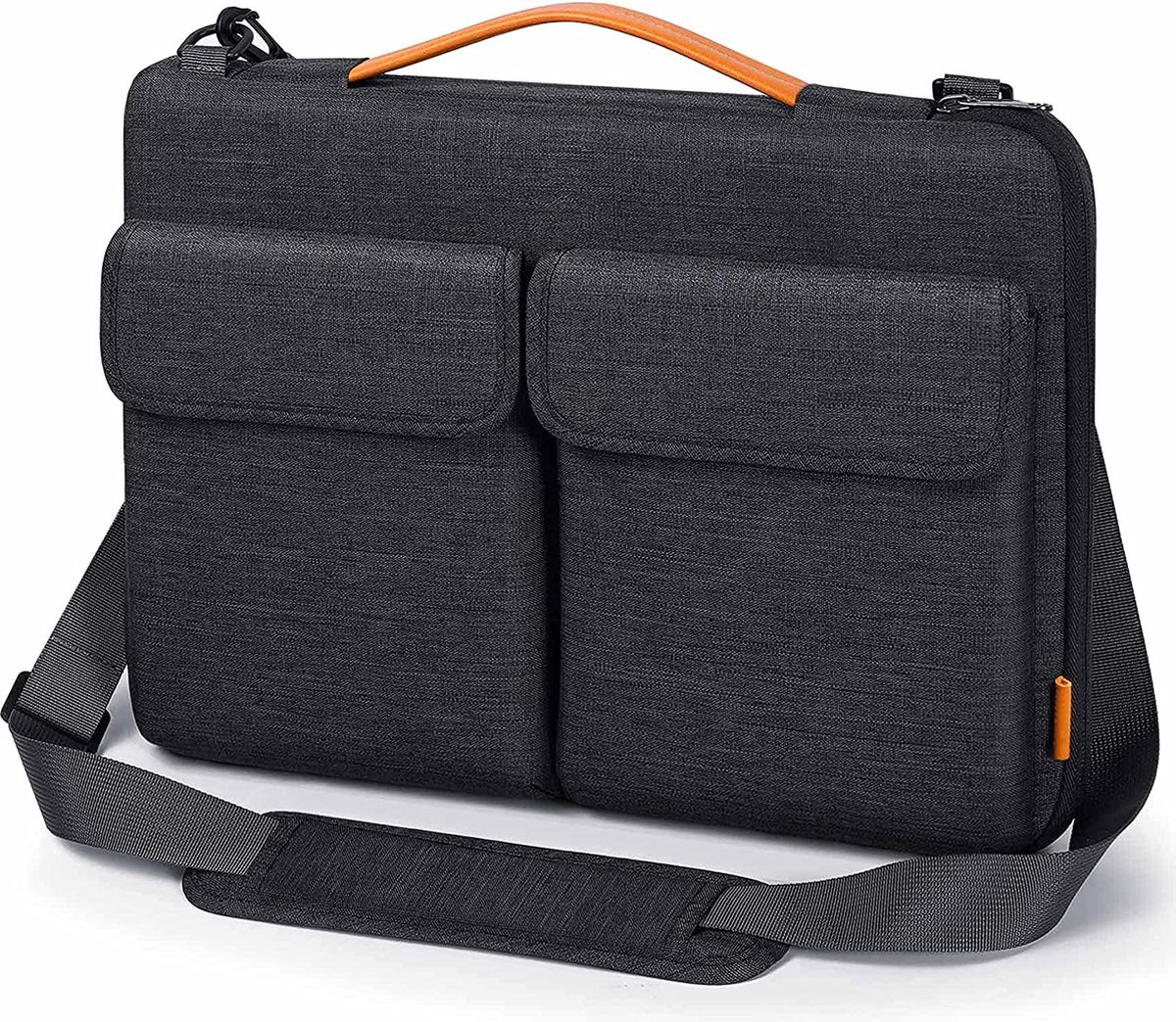 Inateck LB03008-13 Laptop sleeve case schoudertas compatibel met 13.3 inch MacBook Pro 2015-2020, 13,3 inch MacBook Air 2015-2020, MacBook Air Pro M1, met handgrepen en afneembare schouderriem