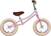 Pelikaan Kinderfiets - Model: Loopfiets - Framemaat: 16 cm - Staal - Roze - Rubberen luchtbanden - Max zadelhoogte: 34 cm