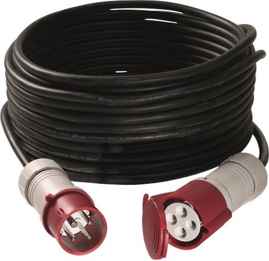 CEE-verlengkabel ALU 63A, 5G16, 400V, 5-polig, 50 meter | 38167063 CEE-verlengkabel ALU 63A, 5G16, 400V, 5-polig, 50 meter | 38167063