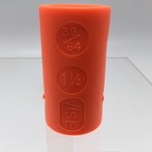Bowling Bowlingbal vinger inserts, per 2 stuks, 'Vise powerlift / semi-grip inserts' , naar keuze powerlift of semi-grip, kleur oranje, maat 39/64 , nr. 1,1/2, boormaat 7/8