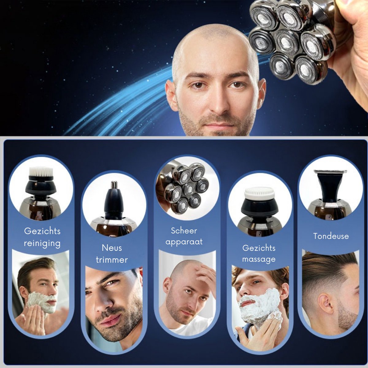 Apex CE Specialist Thuys 5 in 1 Scheerapparaat - IPX5 - afbeelding 2