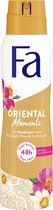 Oriental Moments deodorant spray met woestijnroos en sandelhout geur 150ml