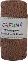Cafuné Polypropyleen Macrame koord - 2mm - Nerts - PP4 - Haken - Macramé - Paracord - Polyester