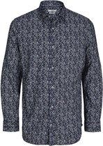 JACK&JONES JPRBLASCANDIC PRINT SHIRT L/S LN Heren Overhemd - Maat S