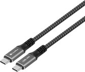 USB-C Cable CoolBox COO-CAB-UC-240W 1,2 m Grey