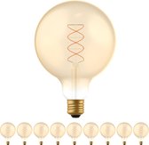 LED VINTAGE E27 Filament lamp - ⌀ 125 mm – Dimbaar – 9-pack G125 led lampen
