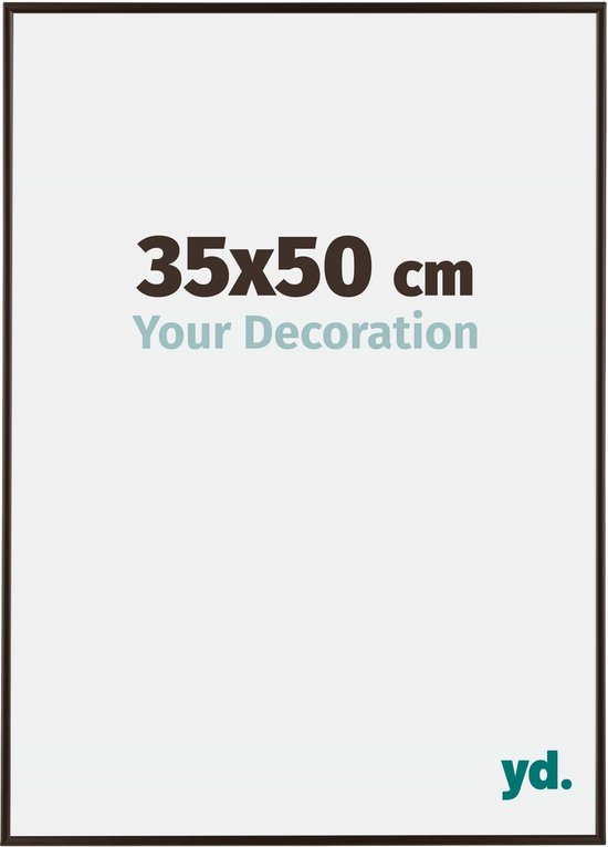 Your Decoration - Fotolijst 35x50 cm - Kunststof - Antraciet - Evry