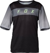 Fox Yth Flexair Ss Jersey - Black