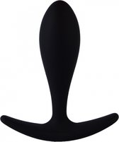 Argus T-plug siliconen mini zwart anaal plug - 7,5 Cm dia 2,2 cm - AT1113