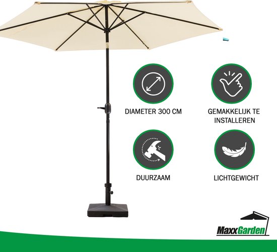 Maxxgarden Carreaux De Parasol - Carreaux Pour Renforcer Votre Parasol
