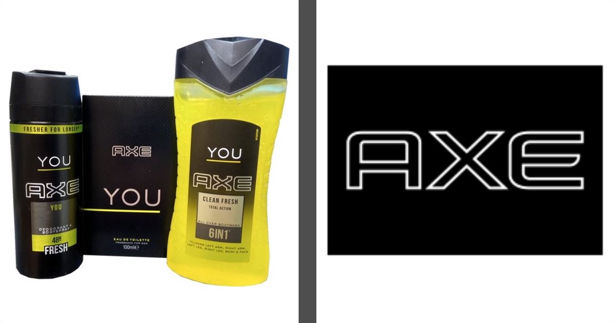 AXE YOU Set- Eau de Toilette 100 ml / Douchegel / Deo Spray | bol.com