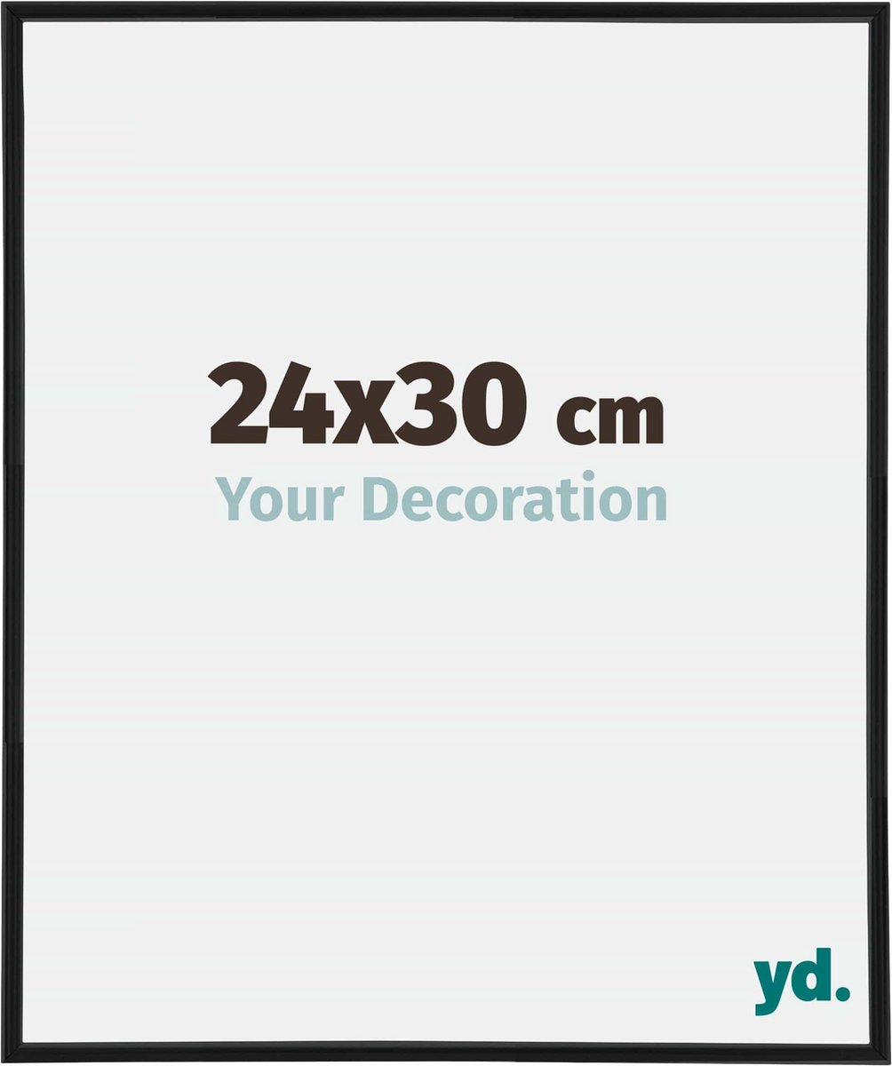 yd. Your Decoration - Fotolijst 24x30 cm - Kunststof - Zwart Mat - Annecy