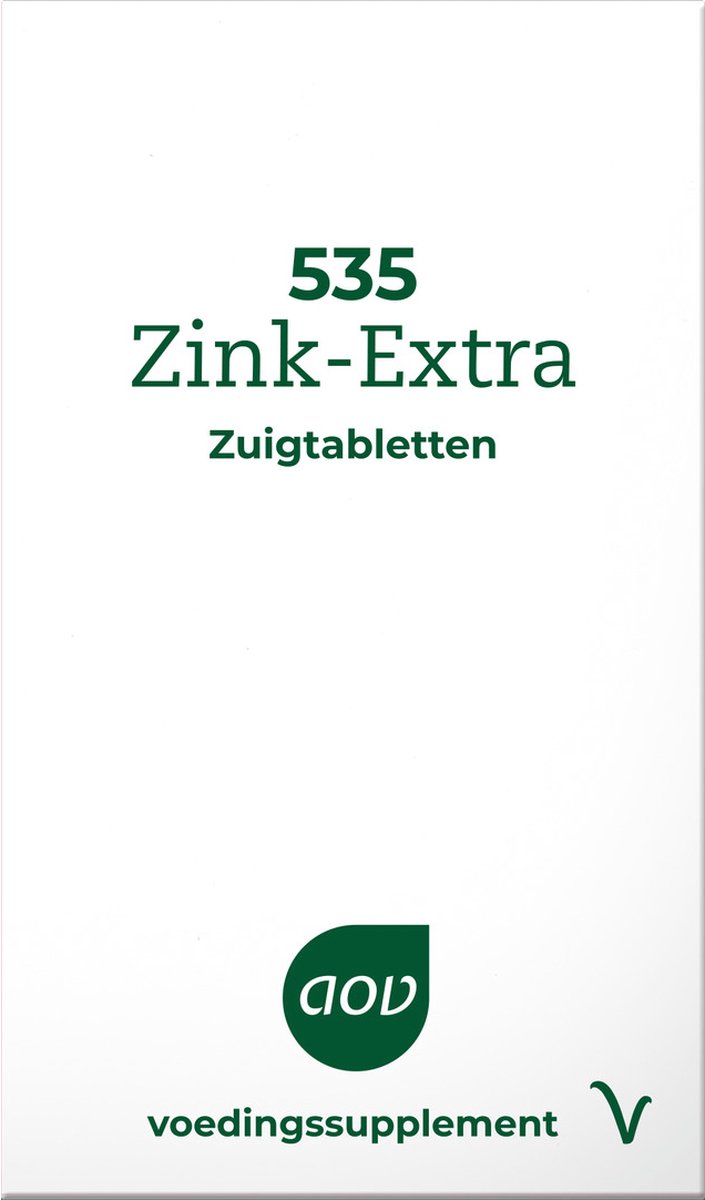 Goedkoopste AOV 535 Zink Extra - 30 Zuigtabletten - Mineralen - Voedingssupplement