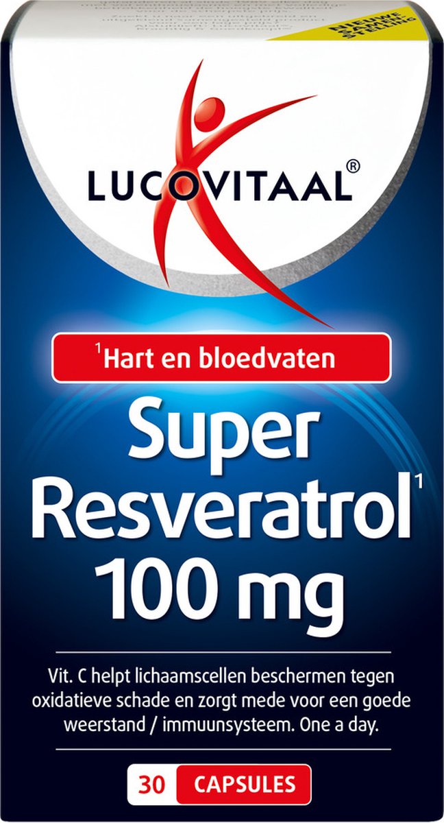 Goedkoopste Lucovitaal Super Resveratrol 100 mg 30 capsules