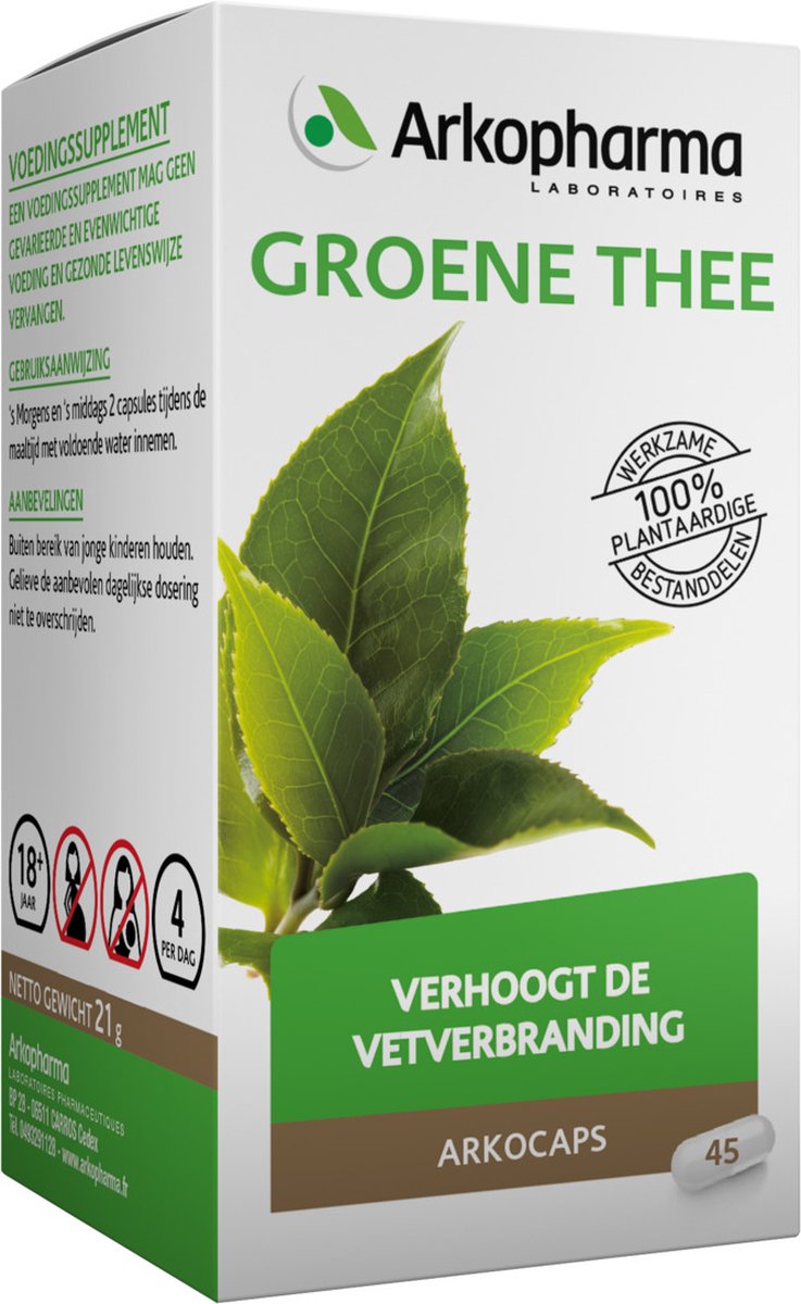 Arkopharma Arkocaps Groene Thee - 45 capsules - Voedingssupplement - Arkopharma