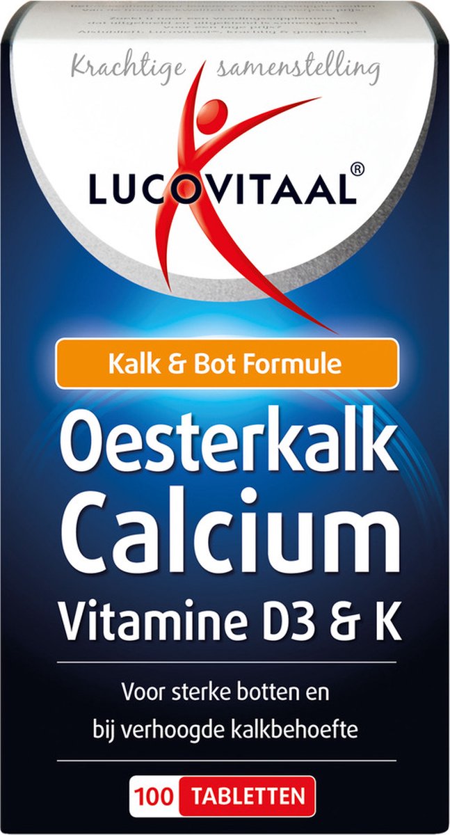Lucovitaal Oesterkalk Calcium Tabletten 100TB