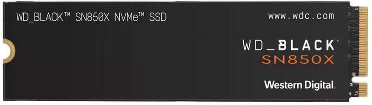 WD Black SN850X 2TB NVMe zonder Heatsink