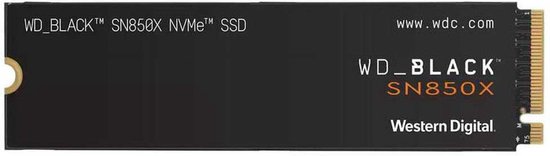 Western Digital Black SN850X – Interne SSD – NVMe – M.2 PCIe – 2 TB