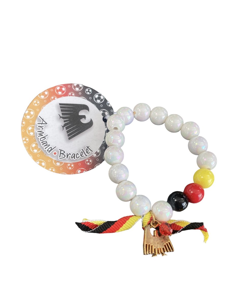 Armband Kralen EK/WK Voetbal Duitsland