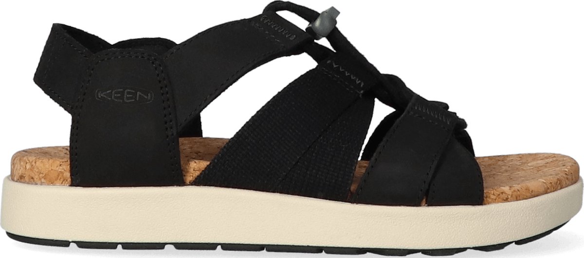 Keen Elle Mixed Strap Dames Sandalen /Birch Zwart