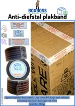 Anti-diefstal plakband x 2 - anti-theft tape x 2 - safety seal - tape - veilig en sterk - low noise