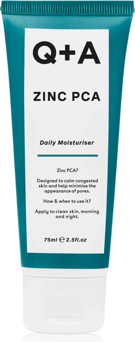 Q+A Skincare Zinc PCA Daily Moisturiser - 3x 75 ml - Voordeelverpakking