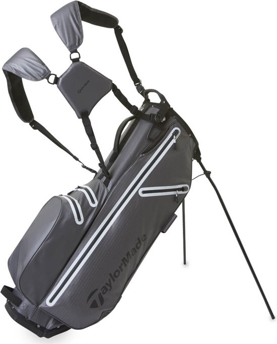 TaylorMade Flextech Waterproof Standbag 2023 - Grijs | bol