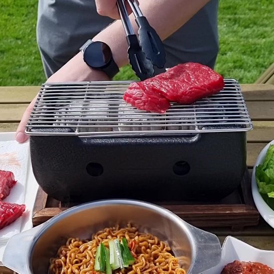 KoreanVibe Le petit barbecue grill - BBQ - Grill - Table - Barbecue -  Barbecue coréen... | bol