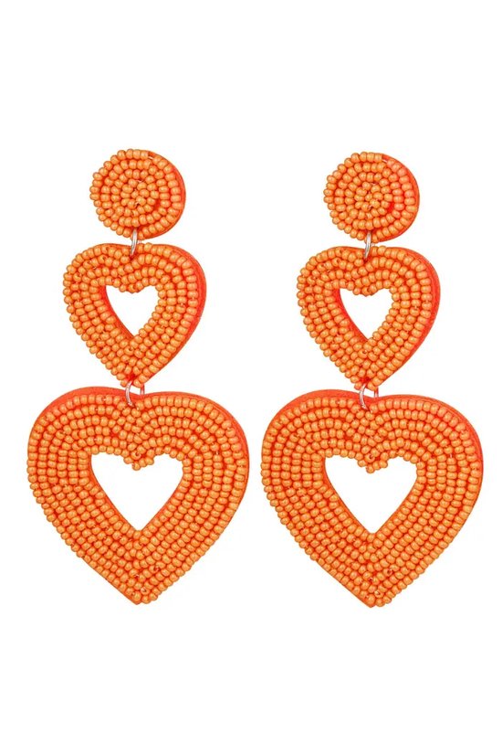 ketting oorbellen in 9 karaat goud met zirkoon - Gold Collection