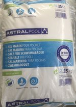 Astral Pool zeezout voor Zwembad zout, Vijverzout, Diervoederzout 25kg