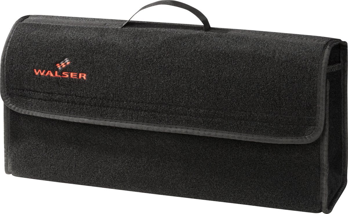 WALSER Kofferbaktas Toolbag Maat XXL, naaldvilt kofferbak-organizer, autotas, auto-opbergtas, kofferruimte-gereedschapstas 21x16x57 cm zwart