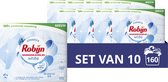 Bol.com Robijn Stralend Wit Wasmiddeldoekjes - 10x16 wasstrips - Voordeelverpakking aanbieding